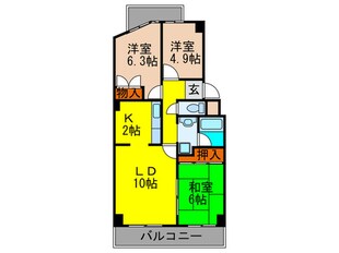 エンドレス千里の物件間取画像